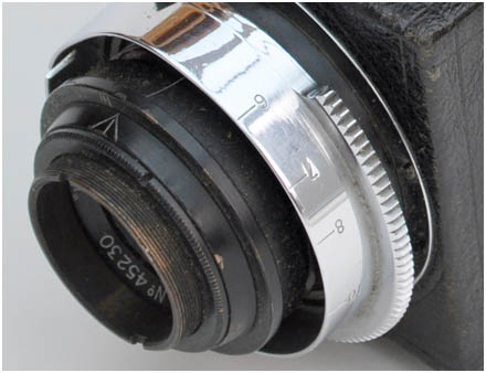 Broad arrow on Hall Bros lens