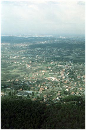 View from Avala TV Tower
