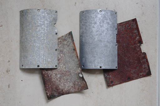 Shutter chambers covers during restoration