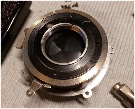 Rebuilt Compur shutter